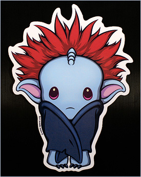 Sad Baby Sperel Sticker - glossy and durable to decorate any or all of your favorite smooth-surfaced belongings.