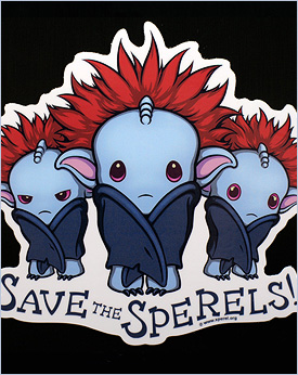 Click to enlarge view of this sticker. Stubborn Baby Sperel Sticker - glossy and durable to decorate any or all of your favorite smooth-surfaced belongings.