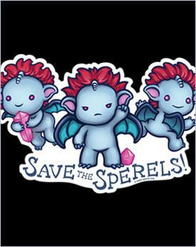Click to enlarge view of this sticker. Gem Harvesting Trio Sticker - glossy and durable to decorate any or all of your favorite smooth-surfaced belongings.