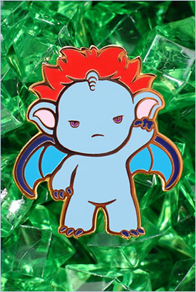Click to enlarge view of this pin. Defiant Sperel Enamel Pin - shiny, cute, and ready to enhance your style.